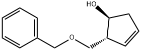 (1S, 2R)-2-(Benzyloxymethyl) -1-hydroxy-3-cyclopentenum