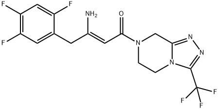 (2Z) -4-Oxo-4-[3-(trifluoromethyl)-5,6-dihydro-[1,2,4]triazolo[4,3-a]pyrazine-7(8H)-yl]-1- (2,4,5-trifluoropheny)at-2-en-2-amine