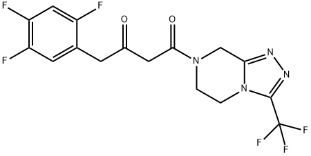(2Z) -4-Oxo-4-[3-(trifluoromethyl)-5,6-dihydro-[1,2,4]triazolo[4,3-a]pyrazine-7(8H)-yl]-1- (2,4,5-trifluoropheny)butan-2-one