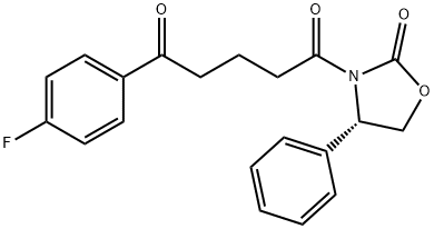 (4S) -3-[5-(4-Fluorophenyl)-1,5-dioxopenyl]-4-phenyl-2-oxazolidinone