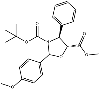 (4S,5R) -3-tert-butoxycarbony-2-(4-anisy) -4-phenyl-5-oxazolidinecarboxylatus