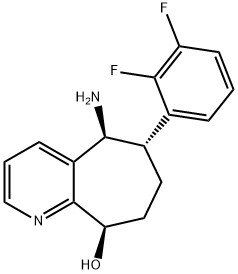 (5S,6S,9R) -5-amino-6-(2,3-difluorophenyl)-6,7,8,9-tetrahydro-5H-cyclohepta[b]pyridin-9-ol