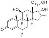 (6a,11b,16a,17a) -6,9-Difluoro-11,17-dihydroxy-16-methyl-3-oxoandrosta-1,4-diene-17-acidi carboxylici