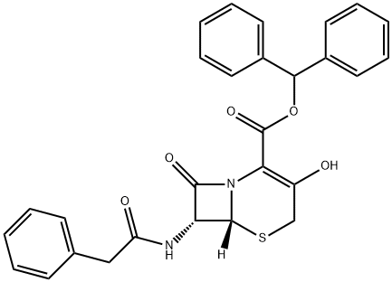 (6R,7R)-3-Hydroxy-8-oxo-7-[(phenylacetyl)amino]-5-thia-1-azabicyclo[4.2.0]oct-2-ene-2-acidi carboxylicum diphenyl methyl ester