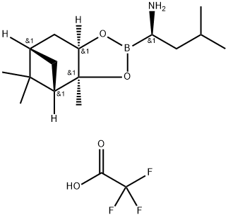 (aR,3aS,4S,6S,7aR)-Hexahydro-3a,8,8-trimethyl-alpha-(2-methylpropyl)-4,6-methano-1,3,2- benzodioxaborole-2-methanamine 2,2 ,2-trifluoroacetate