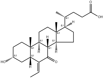 (E) -3α-hydroxy-6-ethylidene-7-keto-5β-cholan-24-oic acid.