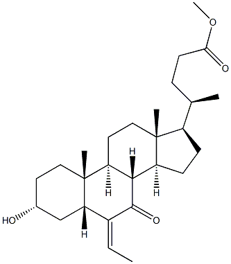 (E/Z) -3α-hydroxy-6-ethylidene-7-keto-5β-cholan-24-oic acidum Methyl ester