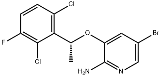 (R) -5-bromo-3-(1-(2,6-dichloro-3-fluorophenyl)ethoxy)pyridinum-2-amine