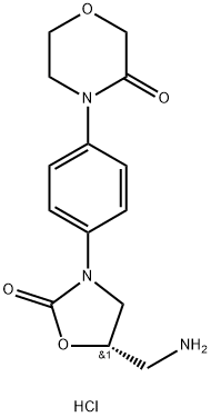 (S) -4-(4-(5-(Aminomethyl)-2-oxooxazolidin-3-yl) phenyl) morpholin-3-one.HCl