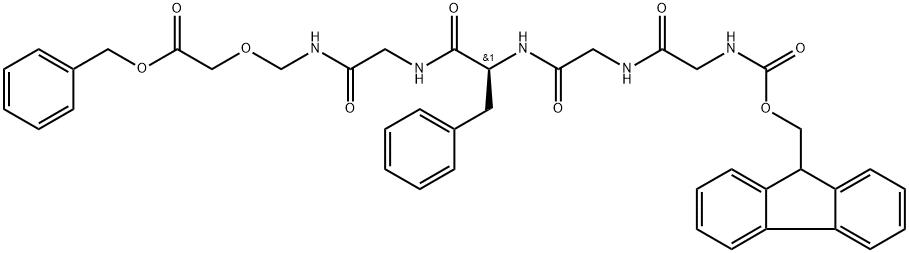 (S)-benzyl 11-benzyl-1-(9H-fluoren-9-yl) -3,6,9,12,15-pentaoxo-2,18-dioxa-4,7,10,13,16-pentaazaicosan -20-oate
