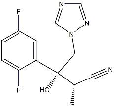 (αS, βR) -β-(2,5-Difluorophenyl)-β-hydroxy-α-methyl-1H-1,2,4-triazole-1-butanenitrile
