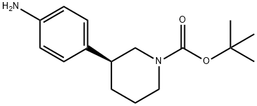 (S) -tert-butyl 3-(4-aMinophenyl) piperidine-1-carboxylata.