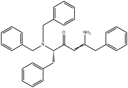 (S, Z) -5-Amino-2-(dibenzylamino)-1,6-diphenylhex-4-en-3-one