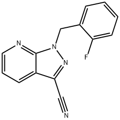 1-(2-fluorobenzyl) -1H-pyrazolo[3,4-b] pyridine-3-carbonitrile