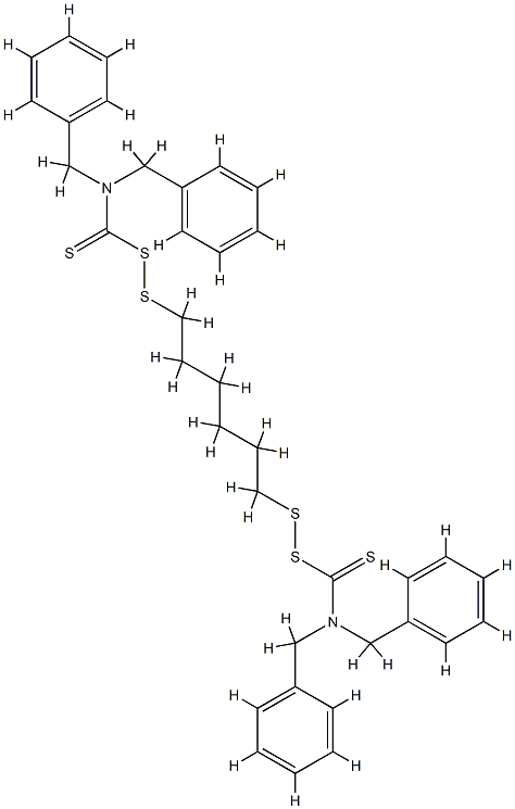 1,6-Bis(N,N′-dibenzylthiocarbamoyldithio) -hexan