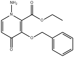 1-Amino-3-benzyloxy-4-oxo-1,4-dihydropyridine-2-acidi carboxylici ethyl niensis