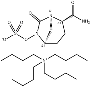 1-Butanaminium, N, N, N-tributyl-, (1R,2S,5R)-2-(aminocarbonyl)-7-oxo-1,6-diazabicyclo[3.2.1]oct-6-yl sulfate