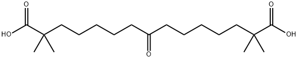 2,2,14,14-tetramethyl-8-oxopentadecanedioicum acidum