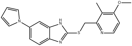 2-[[(4-methoxy-3-methyl-2-pyridinyl)methyl]thio]-6-(1H-pyrrol-1-yl)-1H-benzimidazole