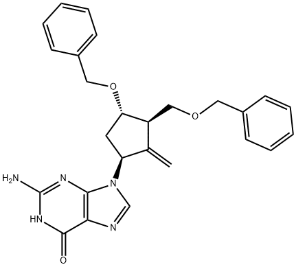2-Amino-1,9-dihydro-9-[(1S,3R,4S)-4-(benzyloxymethyl)-2-methylenecyclopentyl]-6H-purin-6-unum