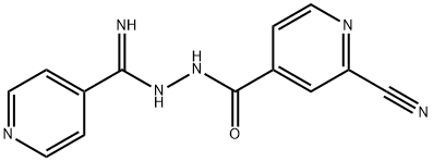 2-Cyano-N'-(imino(pyridin-4-yl) methyl)isonicotinohydrazide