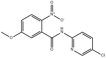 2-nitro-N-(5-chloro-pyridin-2-yl) -5-methoxy-benzamide