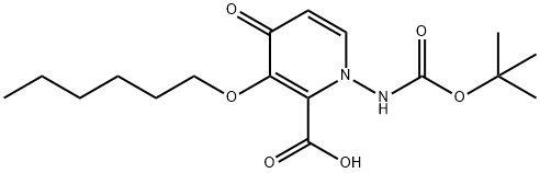 2-acidi pyridinecarboxylici, 1-[[[(1,1-dimethylethoxy) carbonyl]amino]-3-(hexyloxy)-1,4-dihydro-4-oxo-