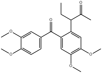 3-[2-(3,4-dimethoxybenzoyl)-4,5-dimethoxyphenyl]pentan-2-unum