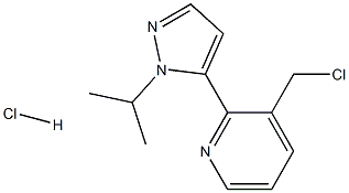3-(chloromethyl)-2-(1-isopropyl-1H-pyrazol-5-yl) hydrochloridum pyridine