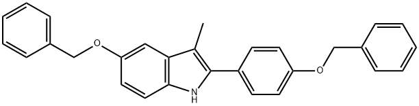3-Methyl-5-(phenylmethoxy)-2-[4-(phenylmethoxy)phenyl]-1H-indolum