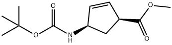 4-[[(1,1-DIMETHYLETHOXY) CARBONYL]AMINO]-2-CYCLOPENTANEA-1-CARBOXYLICA ACIDUM METHYL ESTER