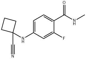 4-((1-cyanocyclobutyl) amino) -2-fluoro-N-methylbenzamide