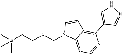 4-(1H-PYRAZOL-4-YL)-7-((2-(TRIMETHYLSILYL)ETHOXY)METHYL)-7H-PYRROLI[2,3-D]PYRIMIDIUM.