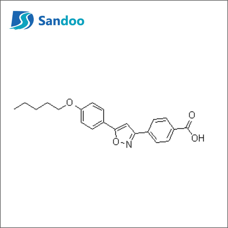 4-[5-(4-Pentyloxyphenyl)isoxazol-3-yl] Acidum Benzoicum