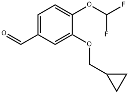 4-(Difluoromethoxy)3-(cyclopropylmethoxy)benzaldehyde