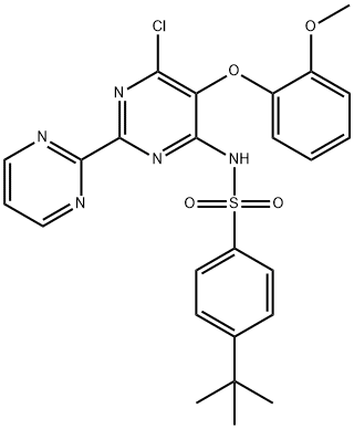 4-tert-Butyl-N-(6-chloro-5-(2-methoxyphenoxy)-2,2'-bipyrimidin-4-yl)