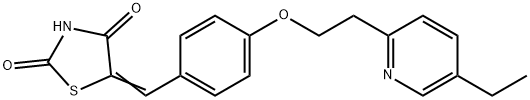5-{4-[2-(5-ethyl-2-pyridinyl)ethoxyl]benzyldene}-2,4-thiazolidinedione