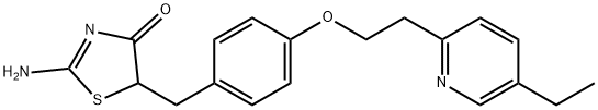 5-{4-[2-(5-ethyl-2-pyridyl)ethoxy]benzyl}-2-imino-4-thiazolidinone