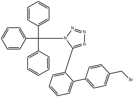 5-(4'-Bromomethyl-1,1'-biphenyl-2-yl)-triphenylmethyl-1H-tetrazole