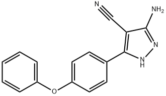 5-aMino-3-(4-phenoxyphenyl) -1H-pyrazole-4-carbonitrile