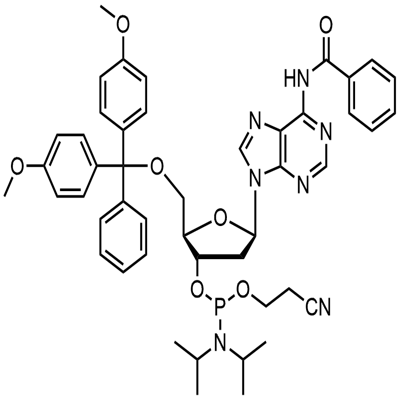 5'-O-(4,4'-Dimethoxytrityl)-N6-benzoyl-2'-deoxyadenosine-3'-(2-cyanoethyl-N, N-diisopropyl) phosphoramidite