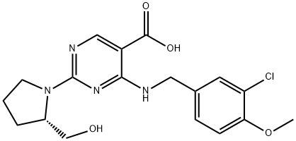 4-[[(3-chloro-4-Methoxyphenyl)Methyl]aMino]-2-[(2S)-2-(hydroxyMethyl)- 1-pyrrolidinyl]-