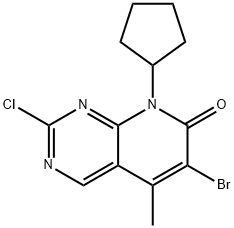 6-broMo-2-chloro-8-cyclopentyl-5-Methylpyrido[2,3-d]pyriMidin-7(8H)-unus