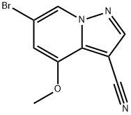 6-bromo-4-methoxypyrazolo[1,5-a]pyridine-3-carbonitrile.