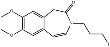 7,8-Dimethoxy-3-(3-iodopropyl)-1,3-dihydro-2H-3-benzazepin-2-unum
