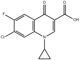 7-Chloro-1-cyclopropyl-6-fluoro-1,4-dihydro-4-oxoquinolino-3-acidi carboxylici