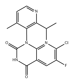 7-chloro-6-fluoro-(1M)-1-[4-methyl-2-(propan-2-yl)pyridin-3-yl]pyrido[2,3-d]pyrimidine-2,4(1H; 3H)-dione