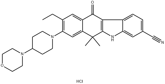 9-ethyl-6,6-diMethyl-8-(4-Morpholinopiperidin-1-yl) -11-oxo-5a,6,11,11a-tetrahydro-5H-benzo[b]c.