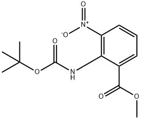 BENZOIC ACIDUM, 2-[[[(1,1-DIMETHYLETHOXY) CARBONYL]AMINO]-3-NITRO-METHYL ESTER