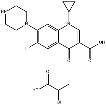 Ciprofloxacin lactatum